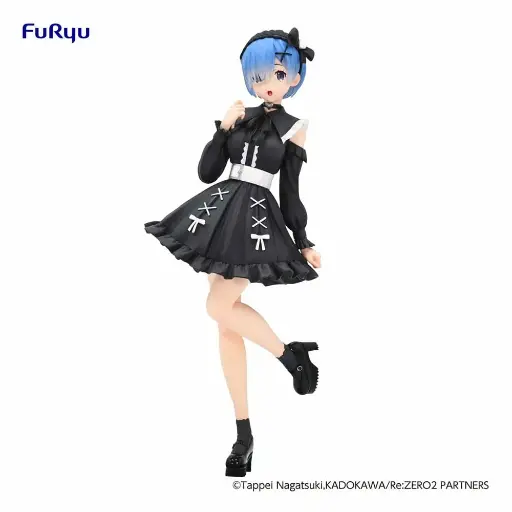 Re: Zero - Rem "Girly Outfit Black" - Statuette Trio-Try-It 21cm